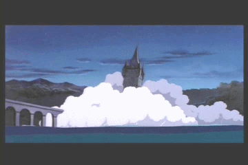 건물이 무너지면서 생기는 연기