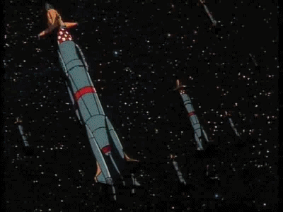 우주전함 광자 어뢰맞고폭발장면