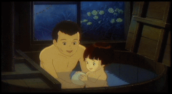 목욕탕에서 공기놀이하는장면