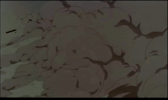 연기가 사라지는장면