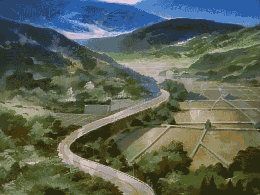 낙엽이 날아가는 장면