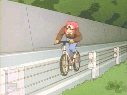 언덕을 달리는 장면