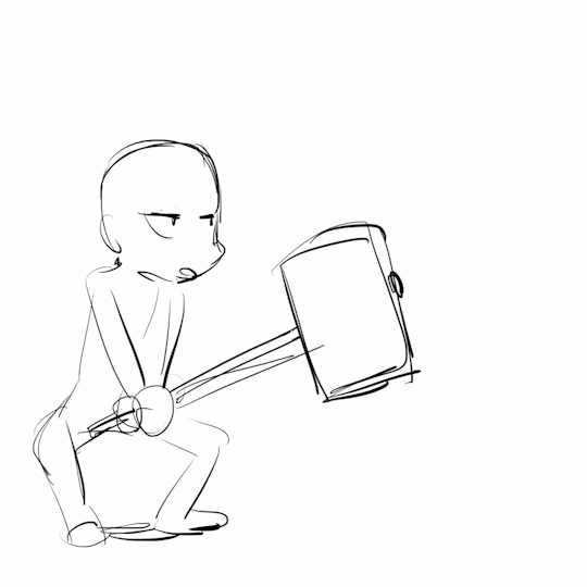 방망이로 공치는장면