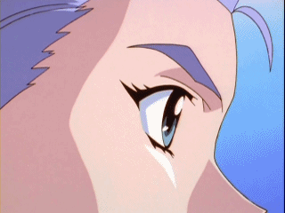 눈과 눈썹이 움직이며 각오하는 장면