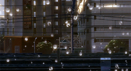 비가내리고 날씨가 맑아지는 장면