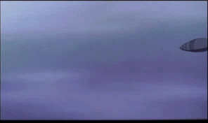 미사일이 장벽에 부딪치는 장면