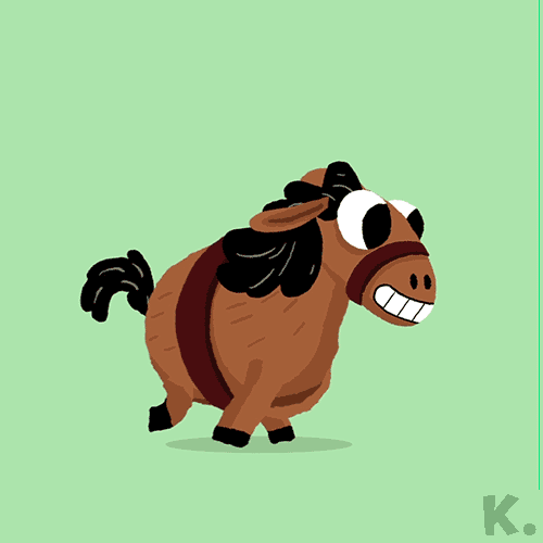 조랑말이 달려가는 장면