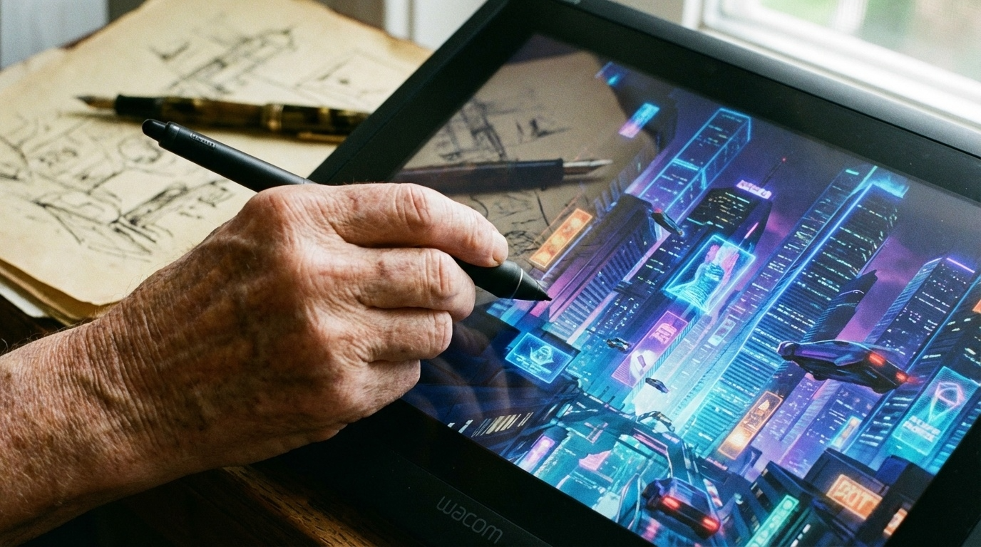 이현세 작가의 레전드 '블루엔젤', 35년 만에 웹툰으로 귀환