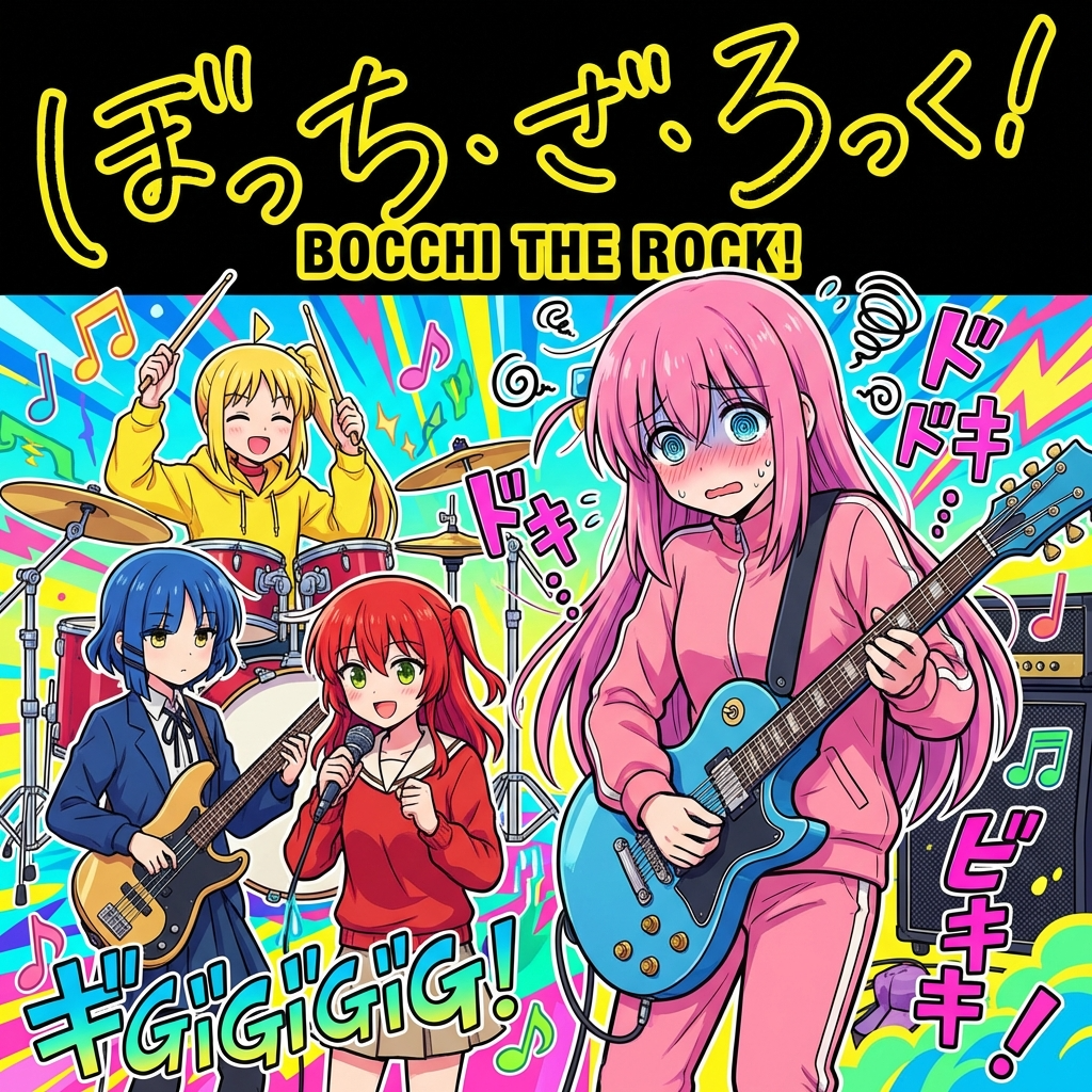 네이버웹툰, '봇치 더 록!' 컬러 스크롤 웹툰 독점 서비스 실시