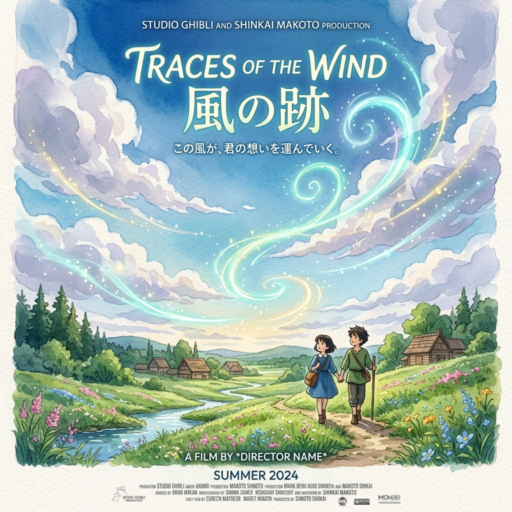 지브리 스튜디오 신작 ‘바람의 흔적’ 티저 이미지 첫 공개