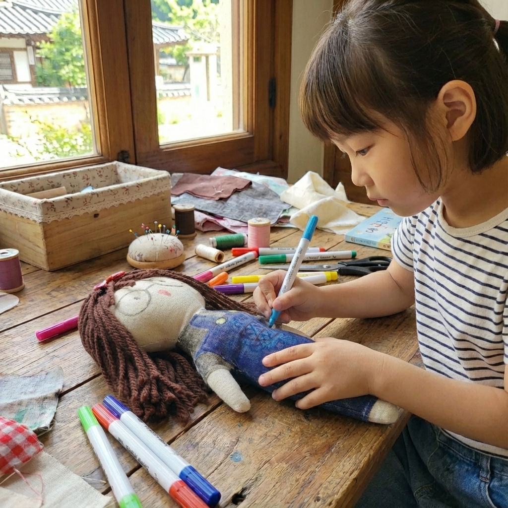 DIY사람인형만들기[페브릭마카포함]