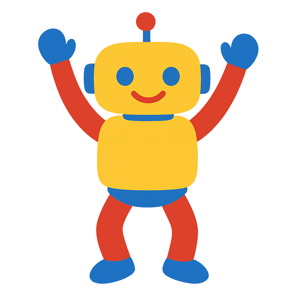 기지개켜는 로봇