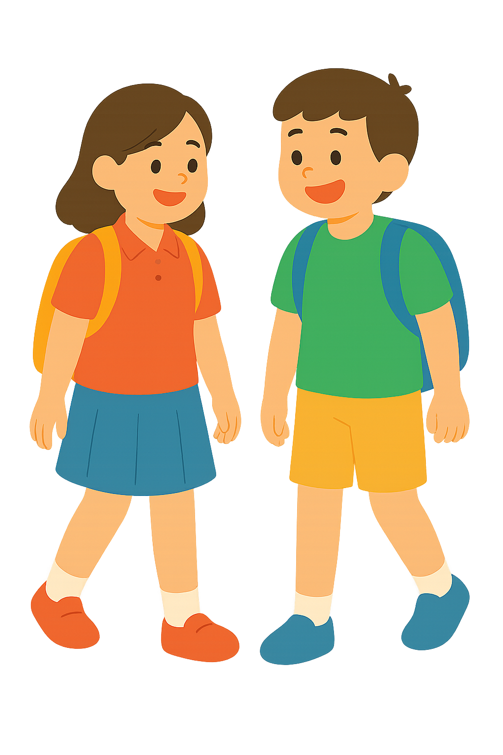 복도에서 이야기하는모습