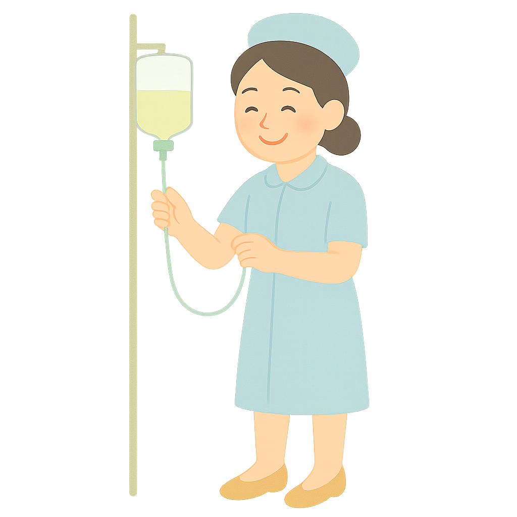 링거점검하는 모습