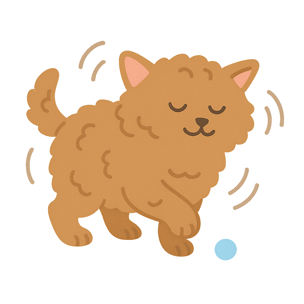 라펌이 몸터는 모습