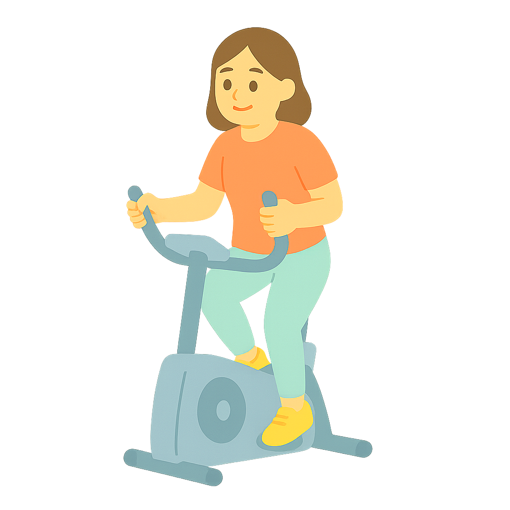 자전거타는 모습