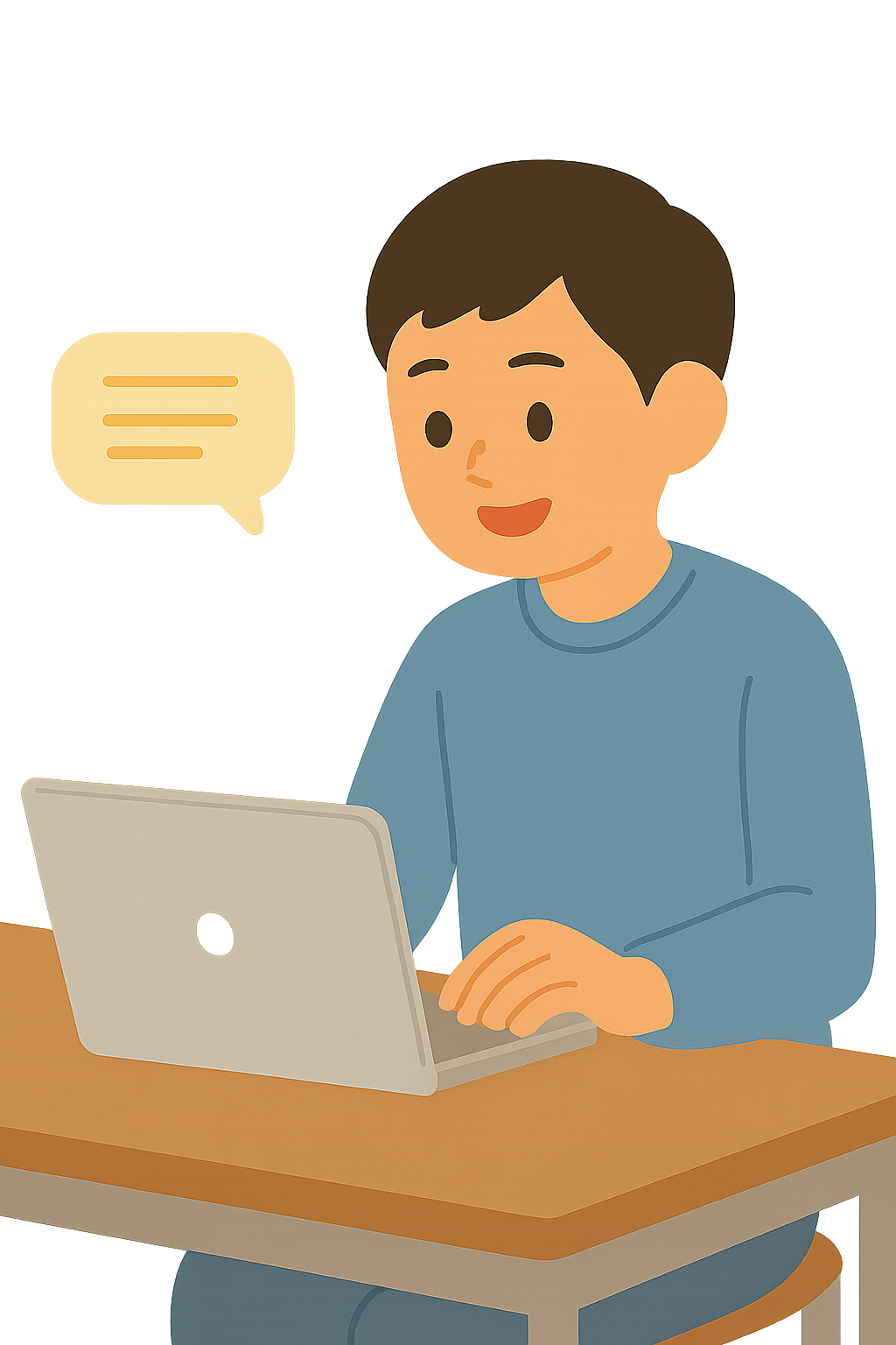 노트북으로 과제하는모습