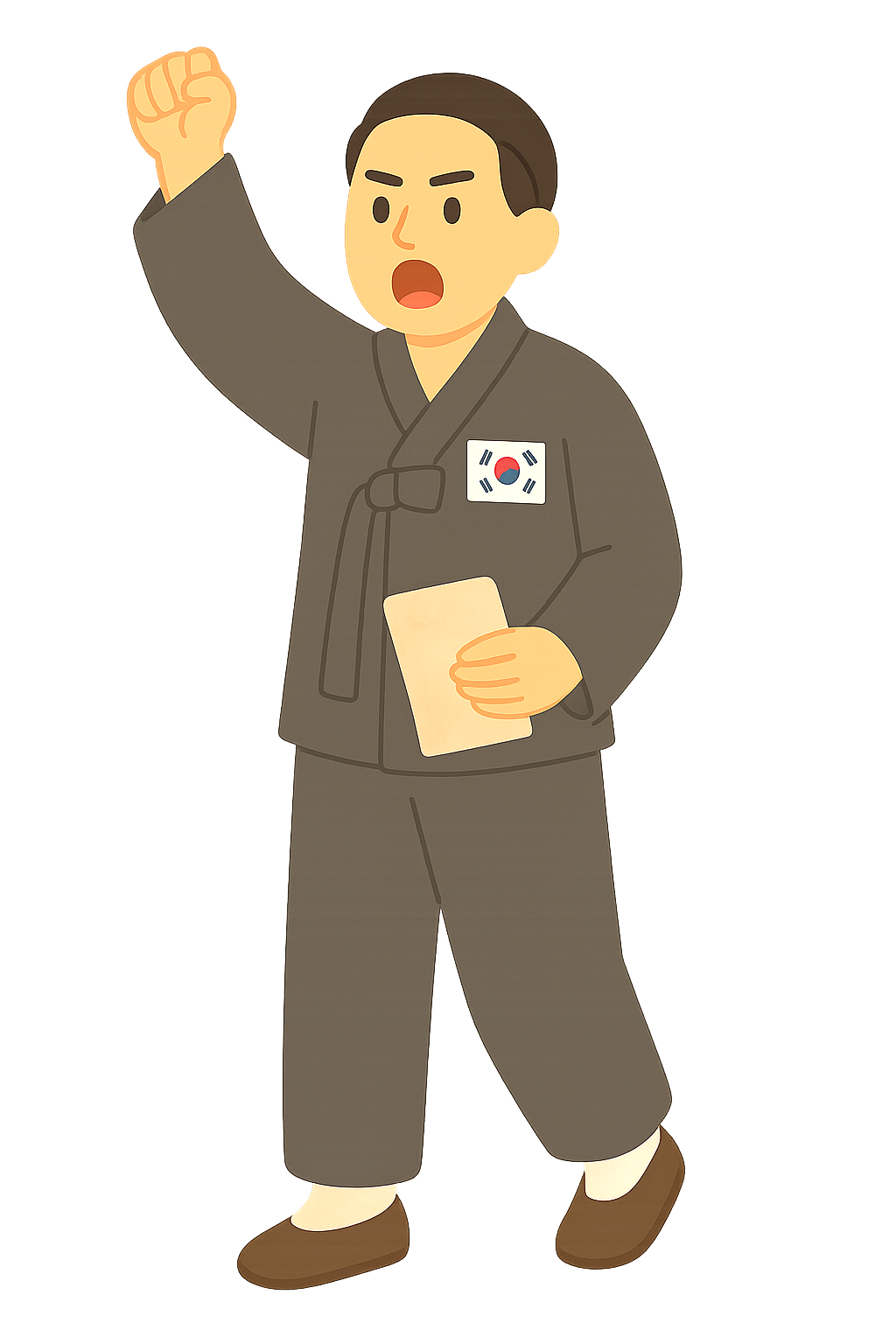 독립운동하는 모습