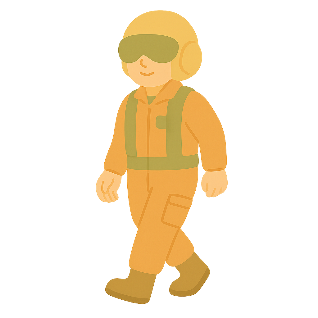 비행복착용한 파일럿