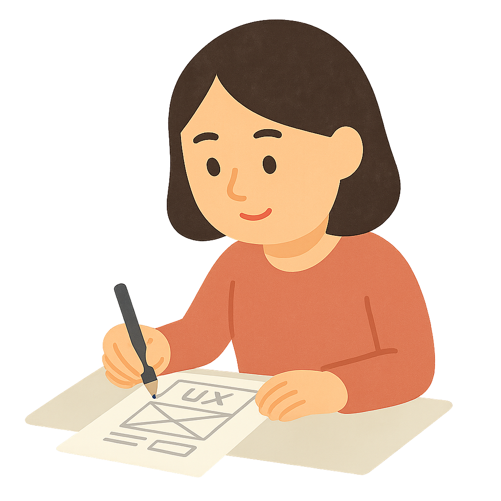 도면그리는 모습