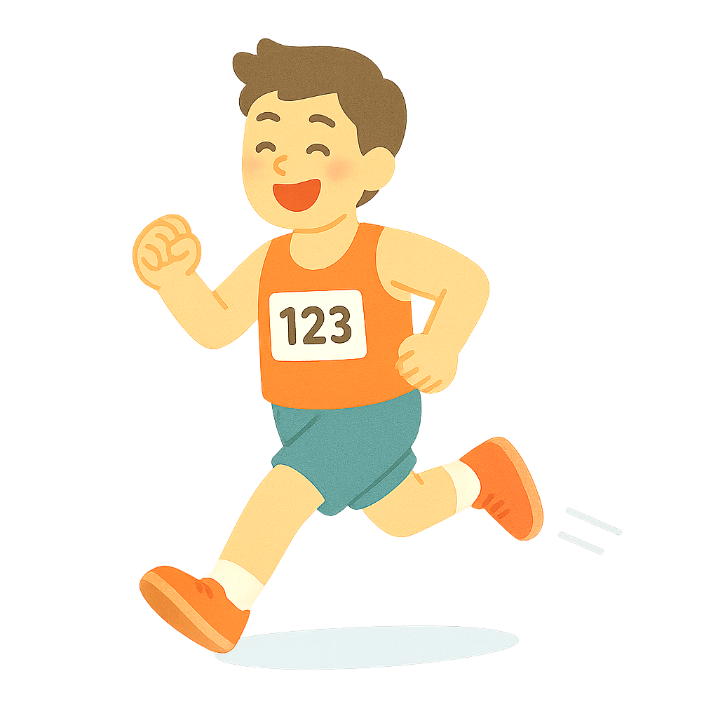 마라톤대회에서 뛰는모습