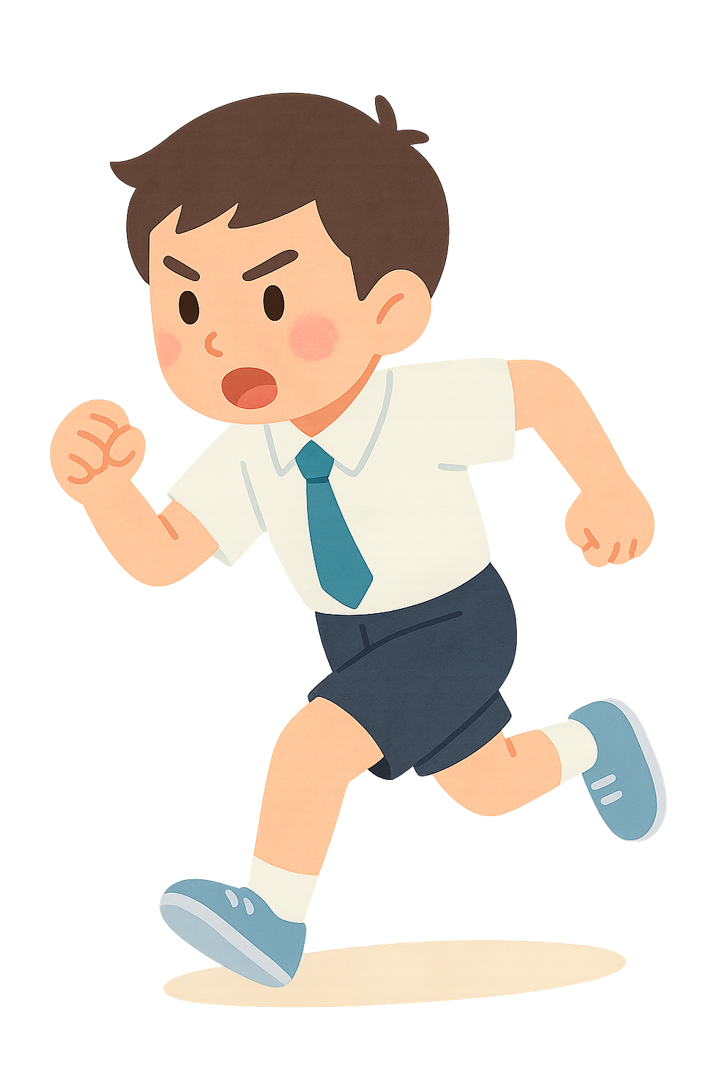 운동장에서 열심히뛰는모습