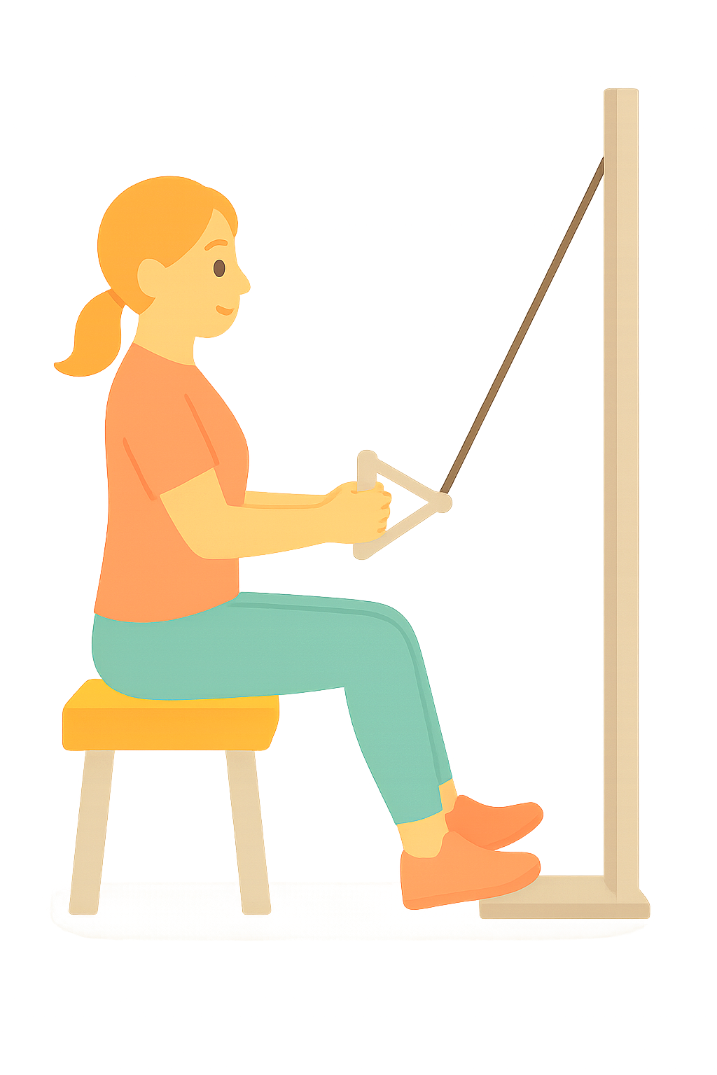 케이블 로우운동하기