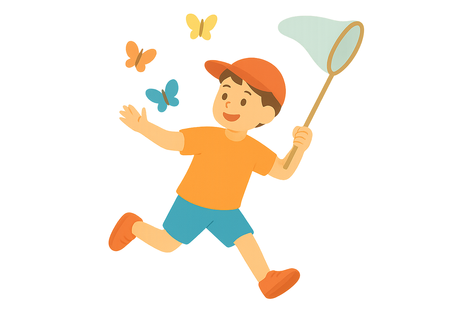 나비를 쫒는 아이