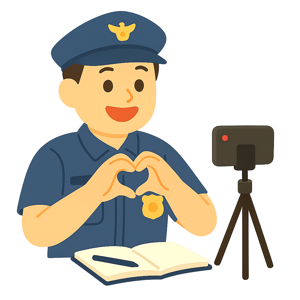 SNS 홍보용 콘텐츠촬영중인모습