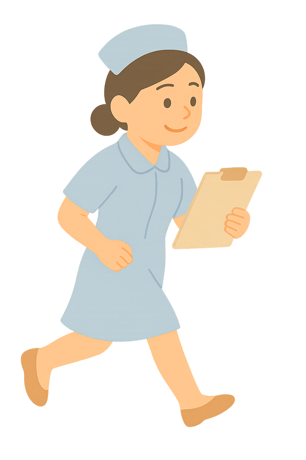 차트들고 뛰는모습