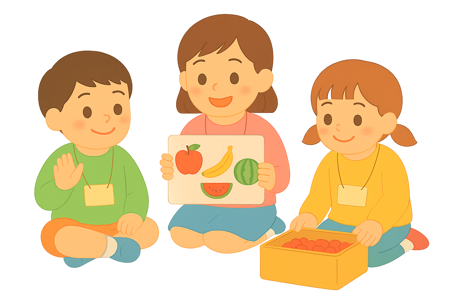 과일이름 배우는 아이들