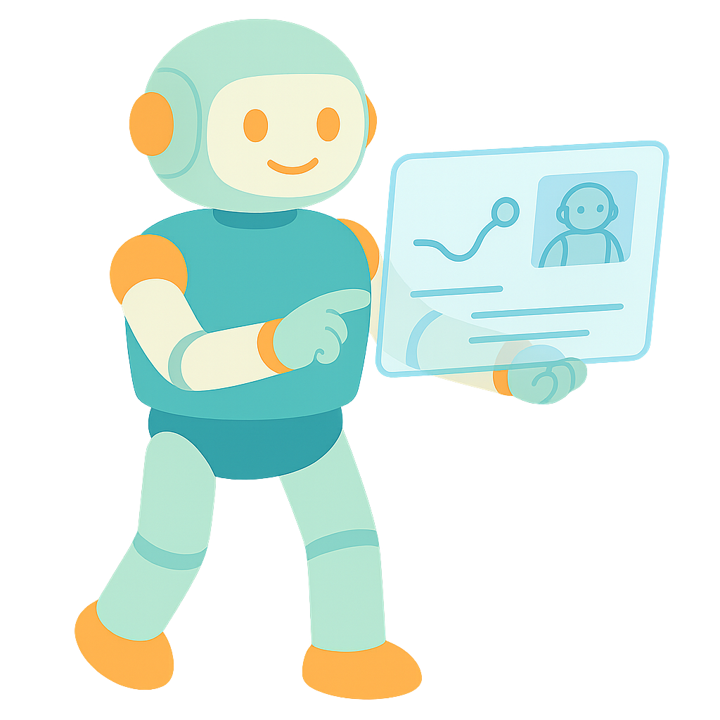 미래형투명 디스플레이로봇