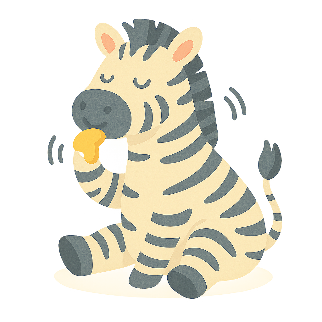 얼룩말이 꿀먹는모습