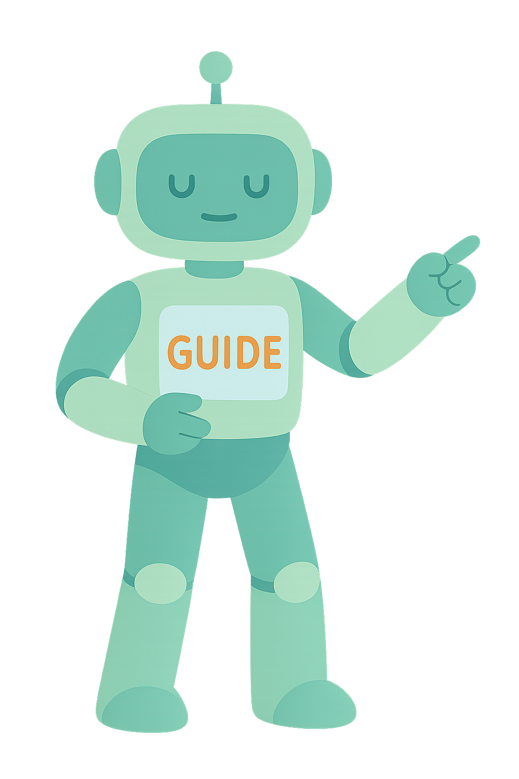 길을 안내하는 로봇가이드