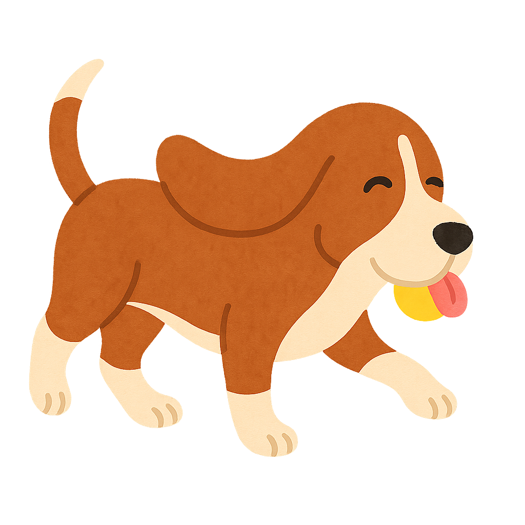 바셋하운드가 걷는모습