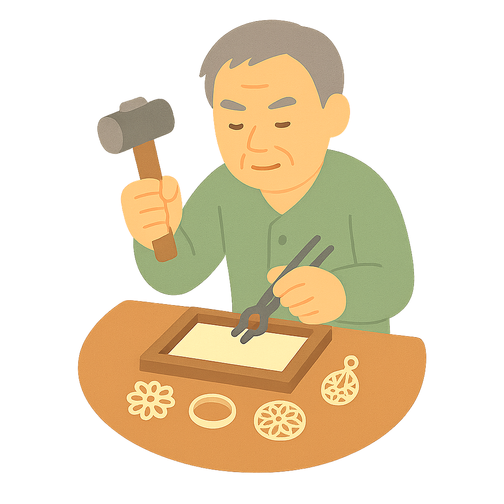 금속장신구를 만드는 장인
