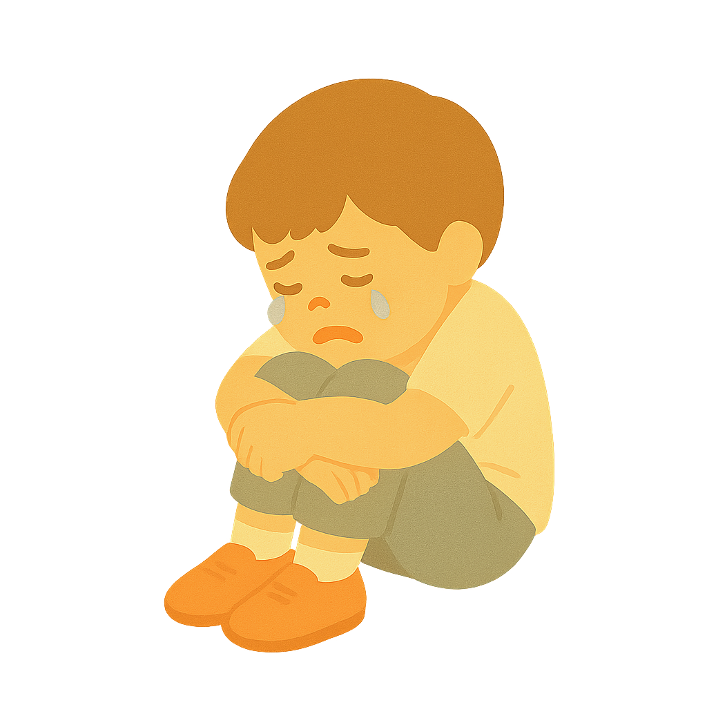 교실구석에서 우는아이