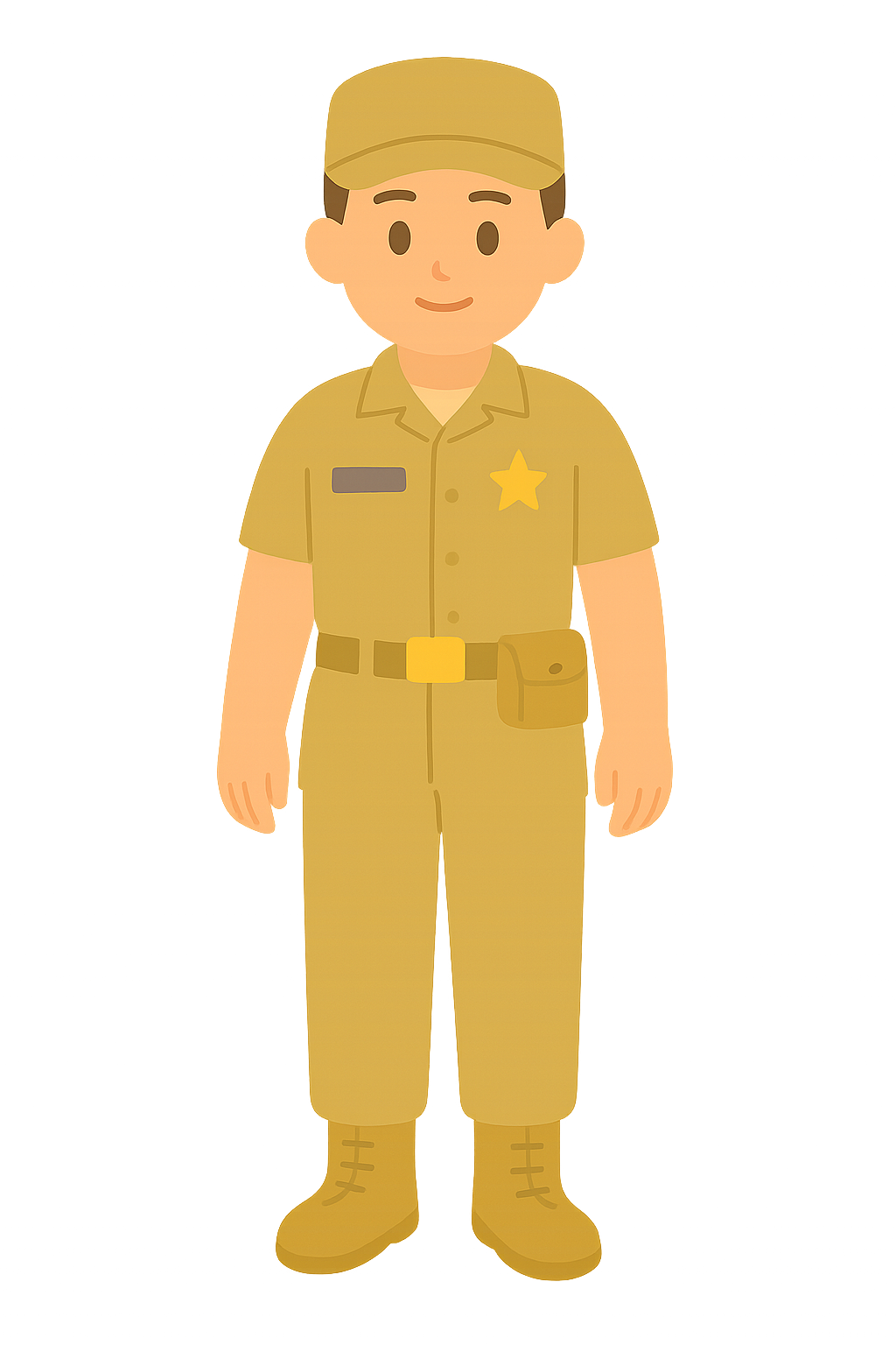 사관학교생도 훈련복착용