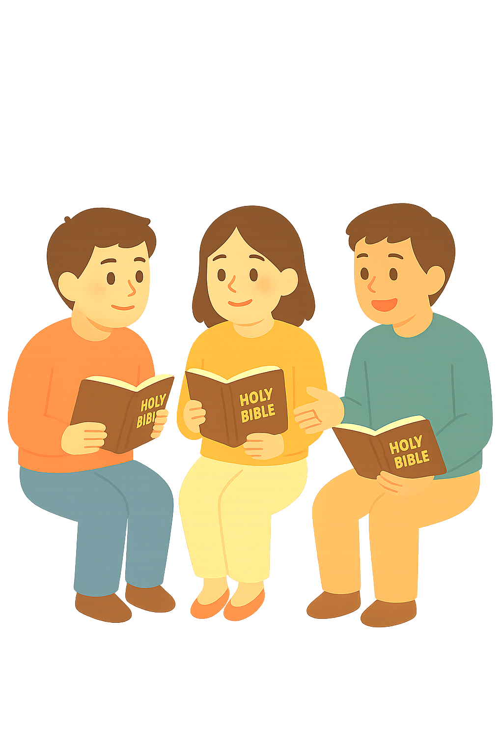 성경공부하는 모습