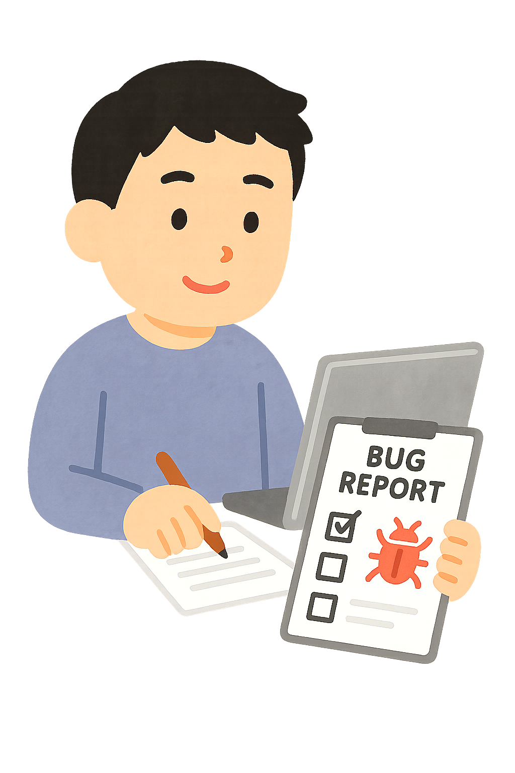 자료정리하는 모습