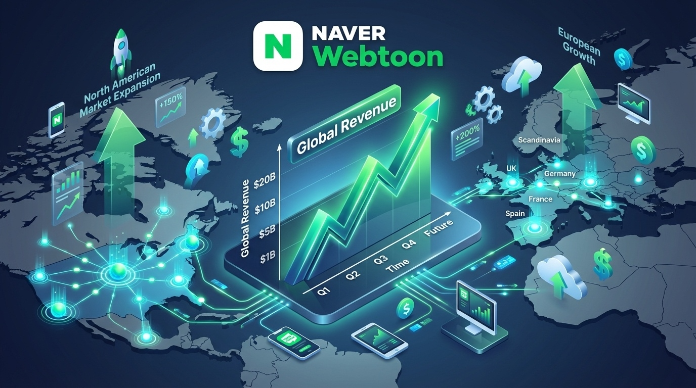 네이버웹툰, 글로벌 유료 이용자 급증으로 역대 최대 분기 실적 달성