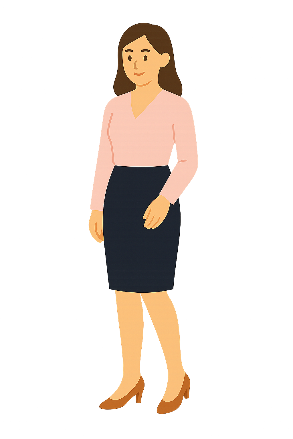 스커트의 오피스룩