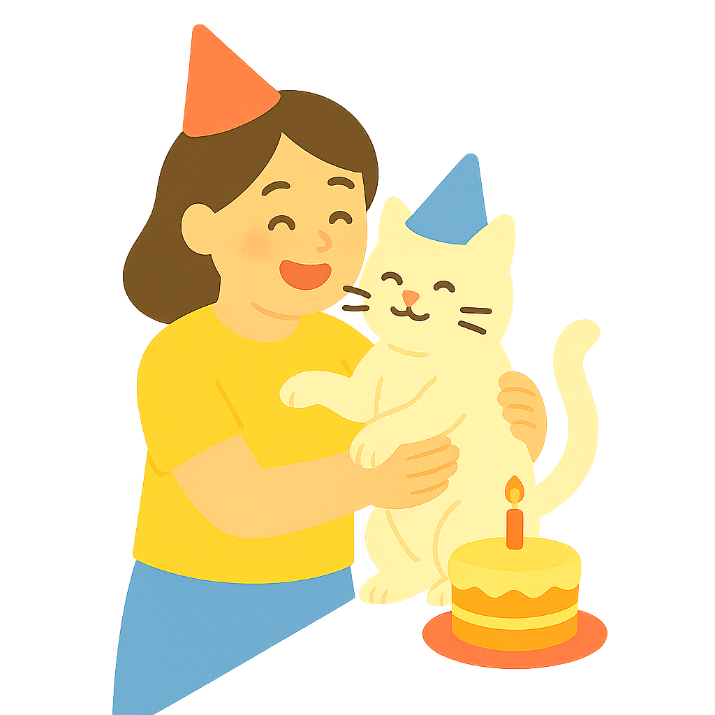 애완고양이생일축하하기