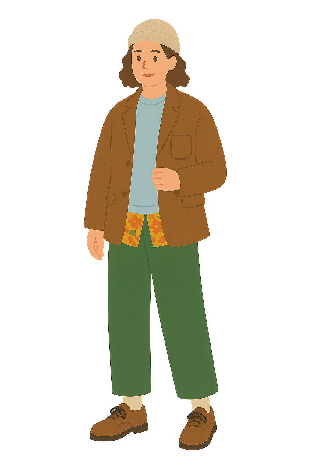 레이어드 믹스매치스타일