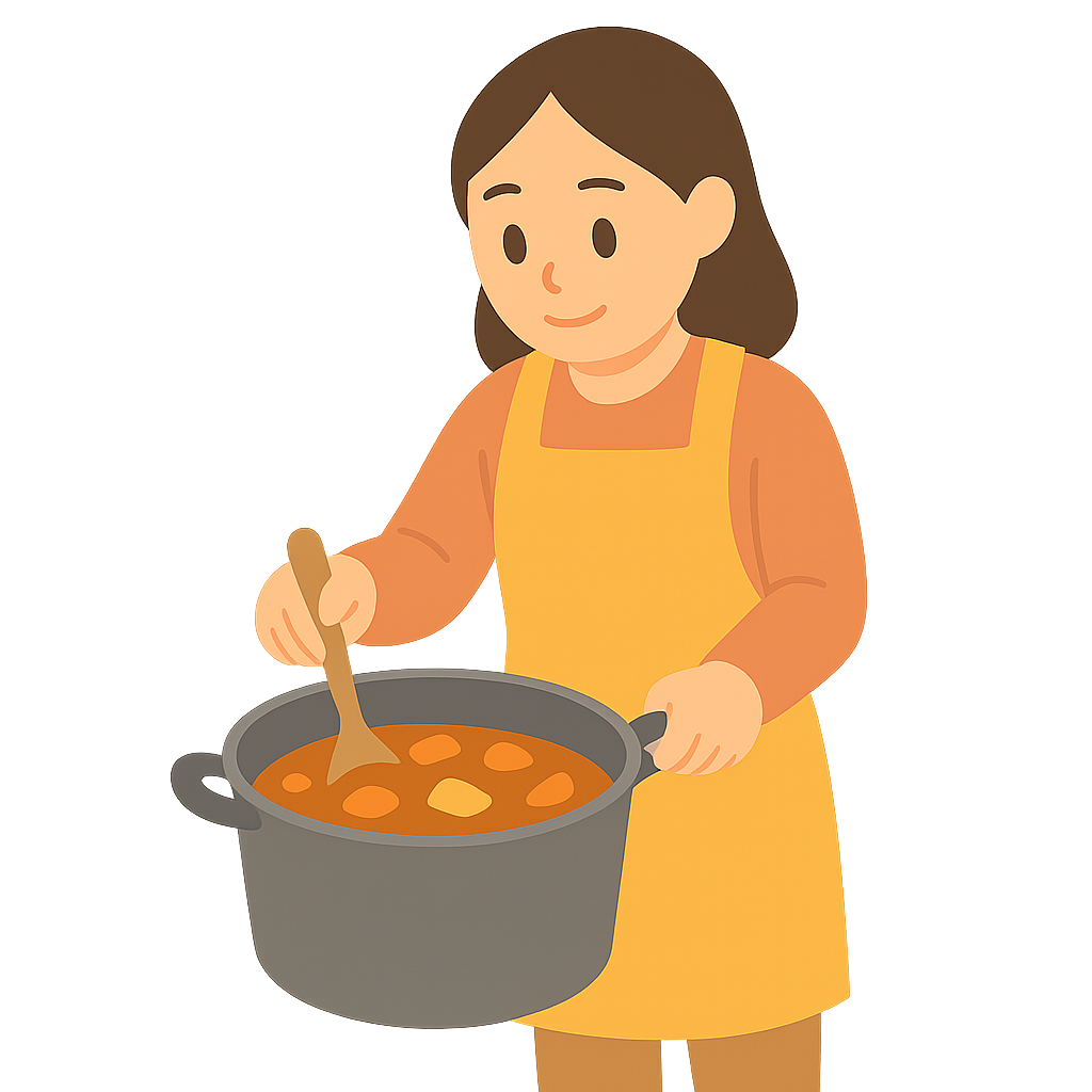 카레만드는 모습