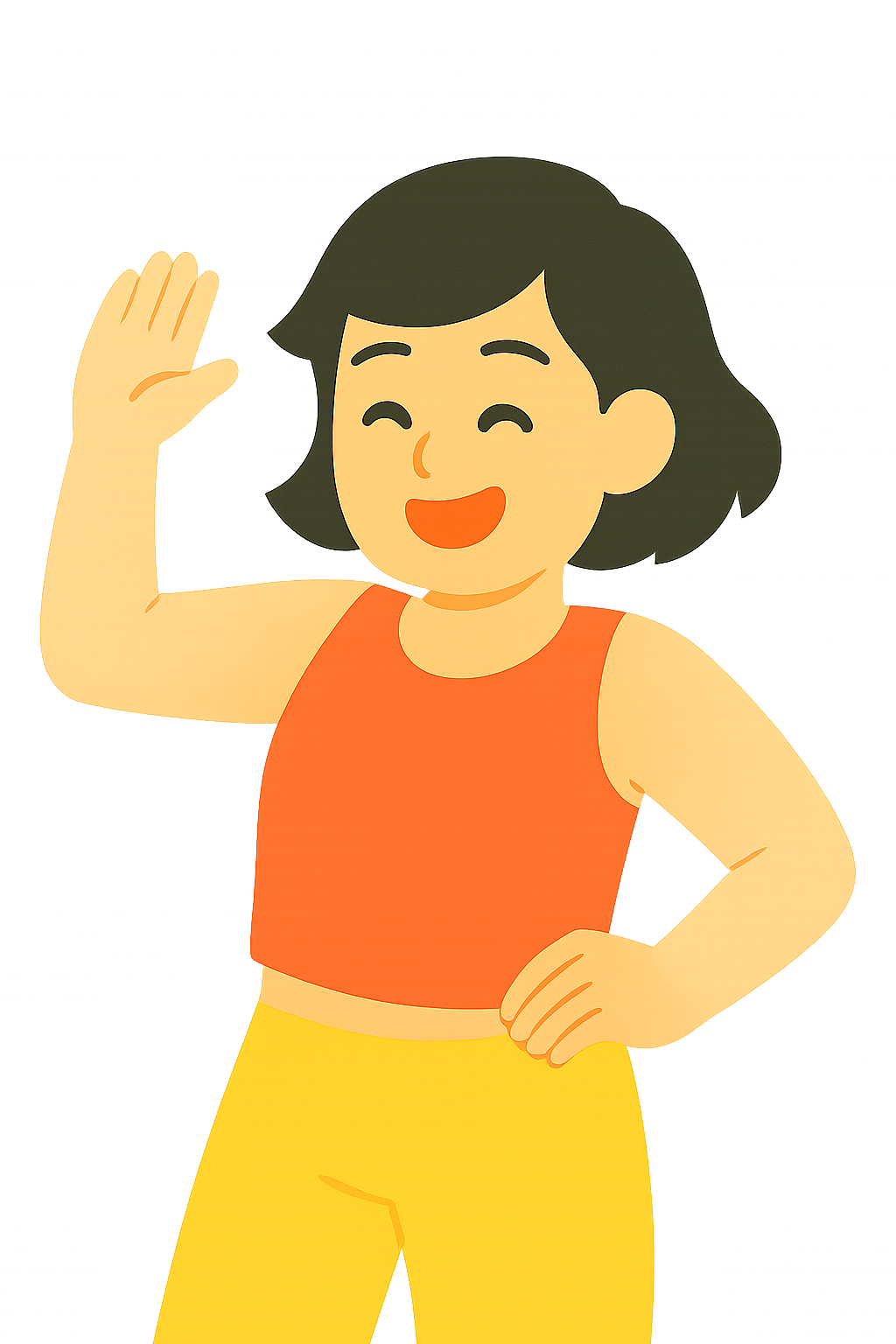 골반을 좌우로 튕기는 댄서