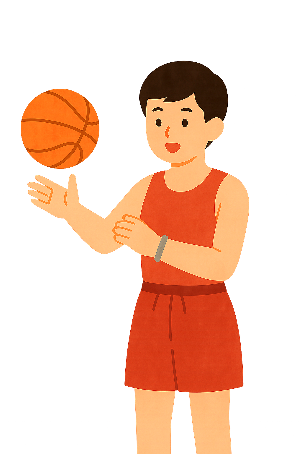 농구선수가 공을 뒤로 패스하기