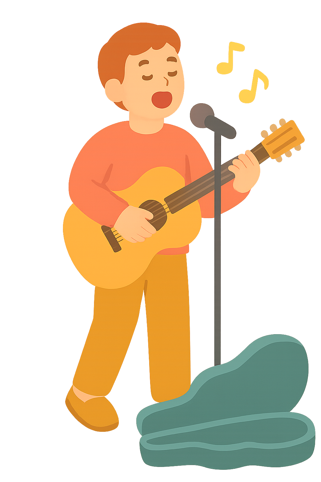 길거리에서 노래하는 버스킹