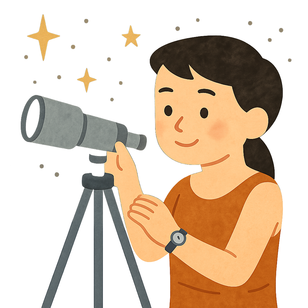 망원경으로 별관찰하기