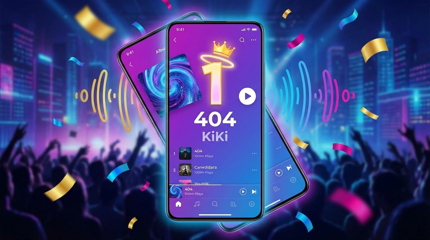 '젠지미' 신예 키키(KiKi), 신곡 '404'로 데뷔 첫 멜론 TOP100 1위 등극